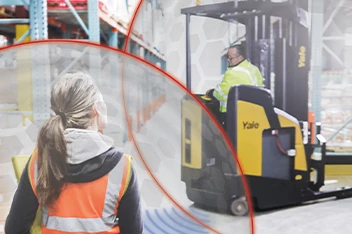 Material handling technology to assist forklift operators